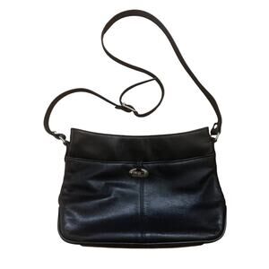 Etienne Aigner Black Leather Bag